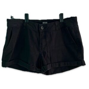 Women’s Mid- Rise Twill Shorts Size 8 a.n.a